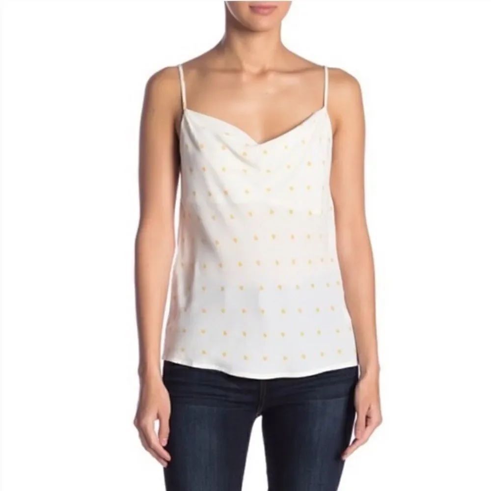 Elodie Cowl Neck Heart Camisole Tank Top